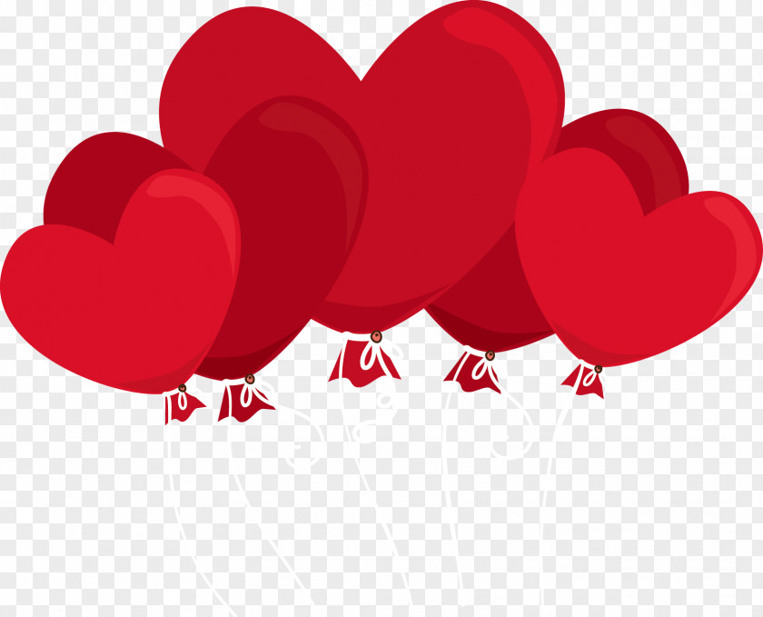 Go Balloon Heart Valentine's Day Red Portable Network Graphics Image PNG