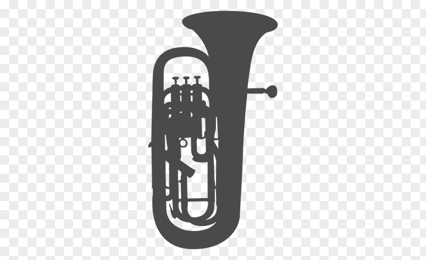 Oasis Band Mellophone Brass Instruments Silhouette Musical Woodwind Instrument PNG