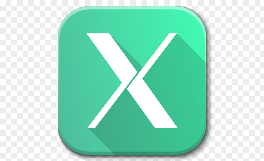 Apps Xorg Blue Triangle Brand Aqua PNG