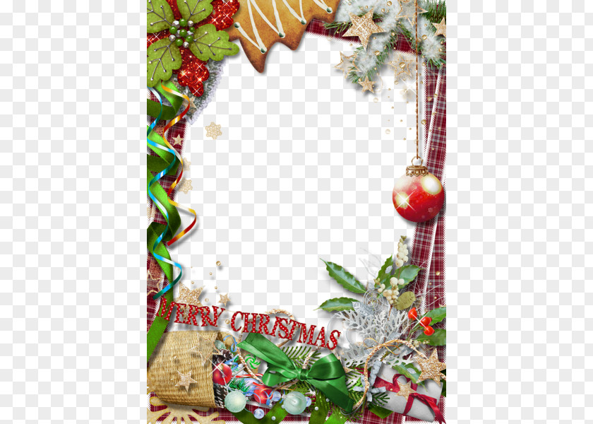 Christmas Frame Transparent Picture PNG
