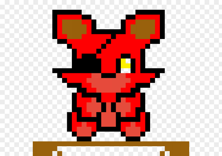 Creative Retro Button Pixel Art Five Nights At Freddy's Cross-stitch PNG