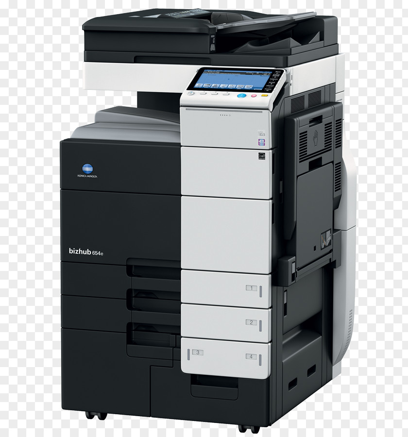 Printer Photocopier Konica Minolta Ink Cartridge Multi-function PNG