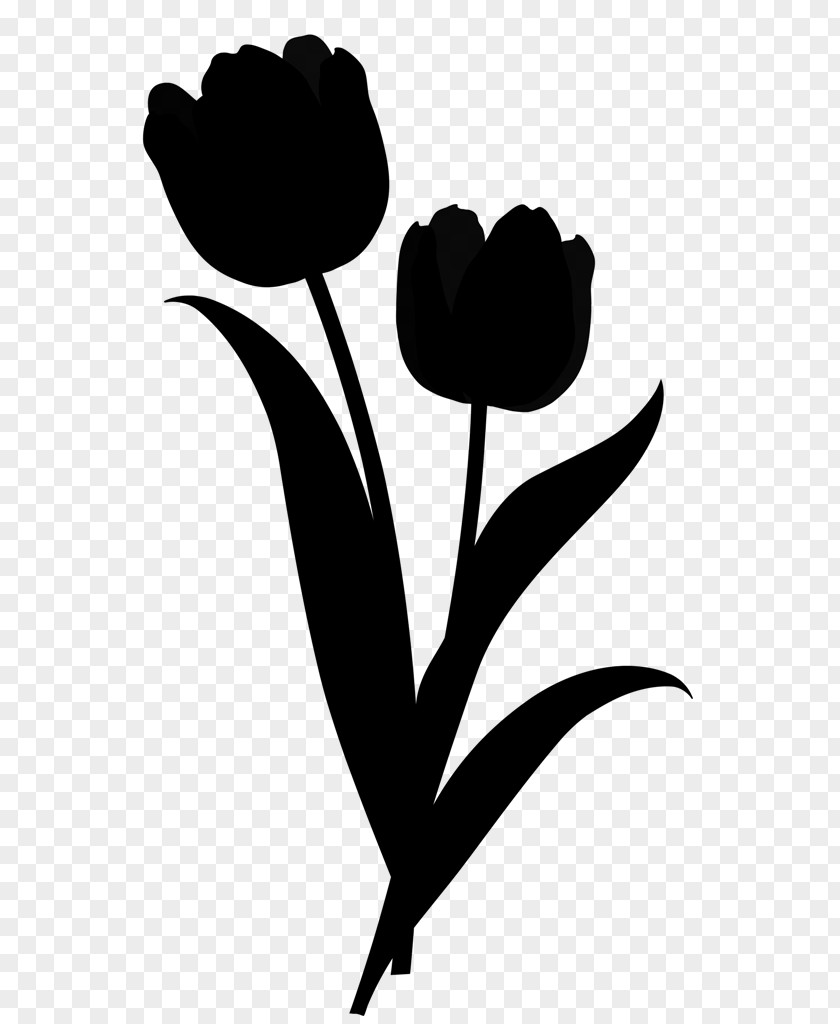 Tulip Clip Art Plant Stem Leaf Silhouette PNG