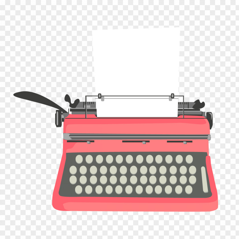 Typewriter Paper Marketing PNG