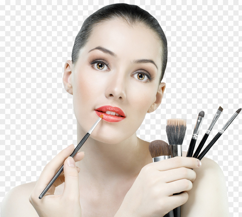Beauty Cosmetics Make-up Artist Parlour Web Template PNG