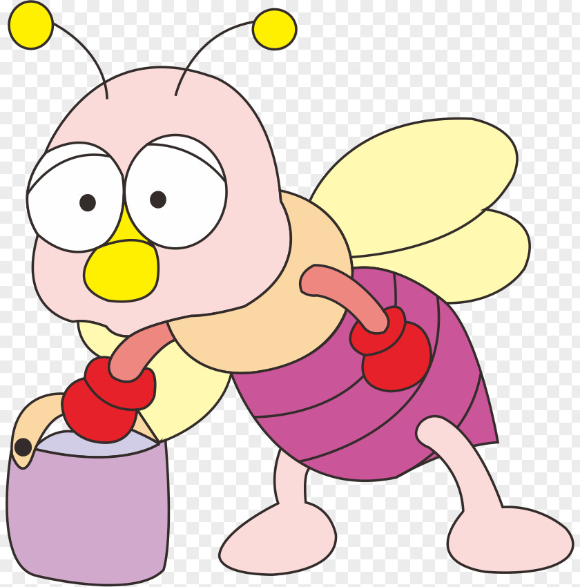 Bee Cartoon Clip Art PNG