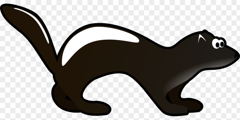 Black Squirrel Ferret Clip Art PNG