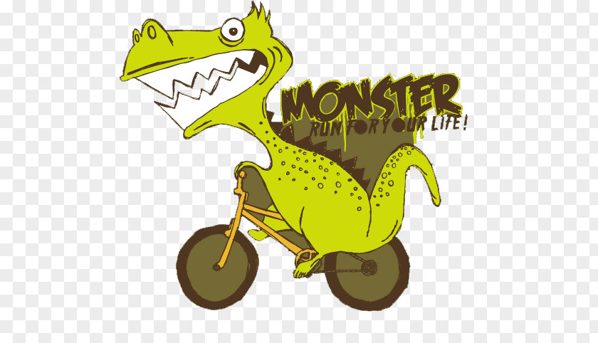 Dinosaur Animals Cycling Cartoon Bicycle Clip Art PNG