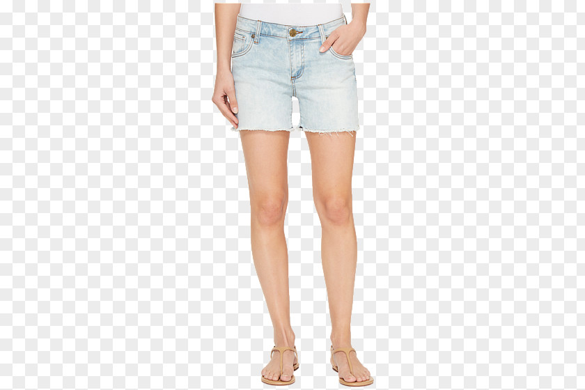 Jeans Denim Shorts Bleach Cut-off PNG
