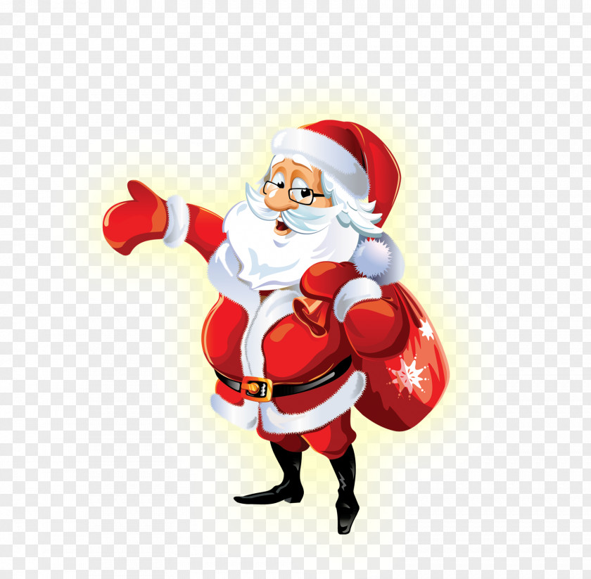 Santa Claus Gift Back Free Content Clip Art PNG