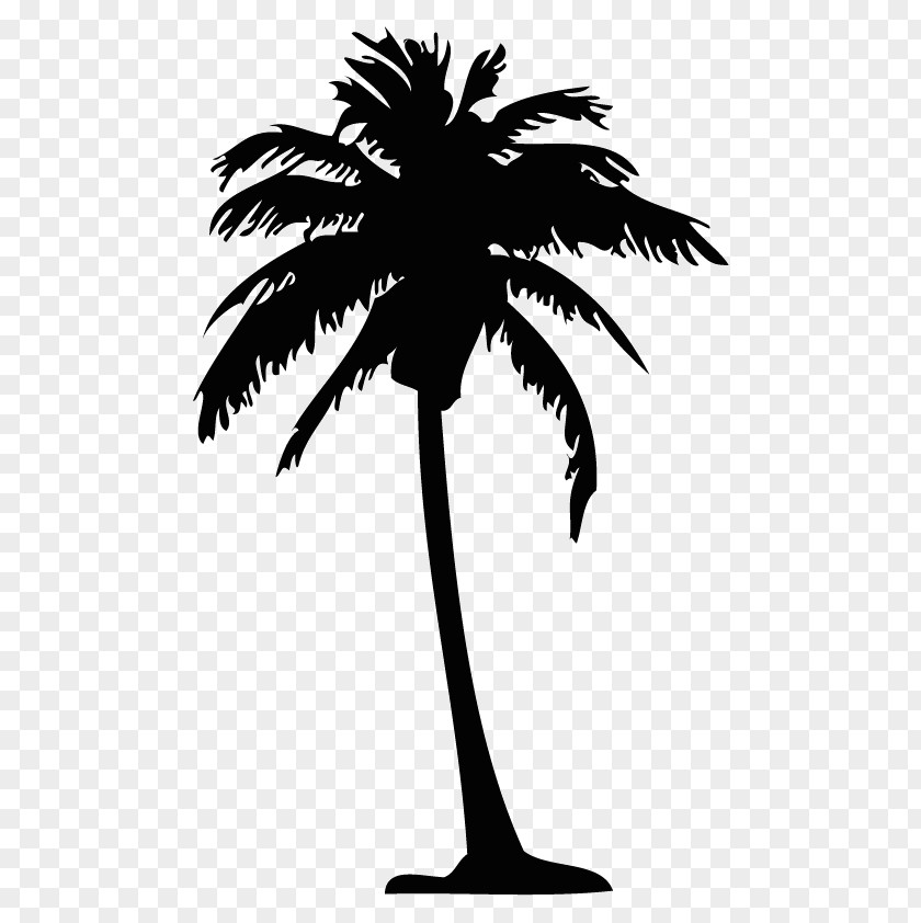 Silhouette Arecaceae Drawing Tree Clip Art PNG