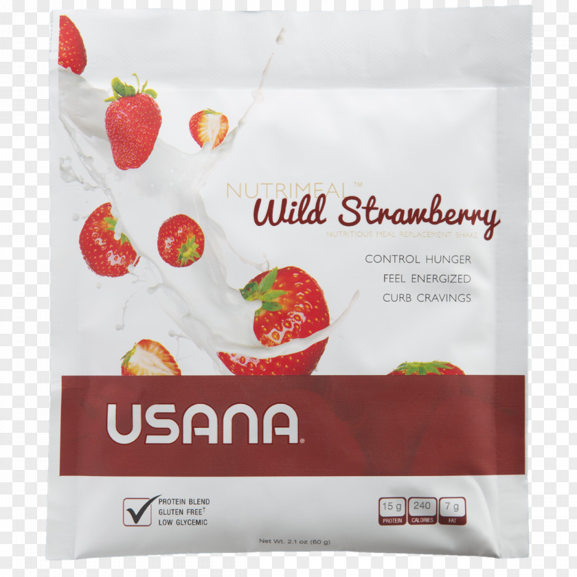 Wild Strawberry USANA Health Sciences Milkshake Dietary Supplement Meal Replacement PNG