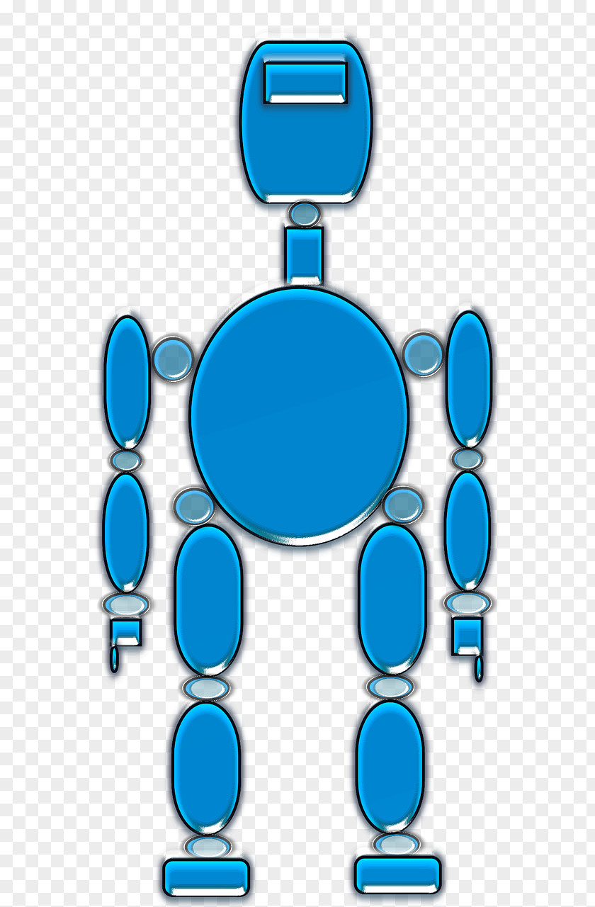 Blue Robot Android Mechanical Engineering Technology PNG
