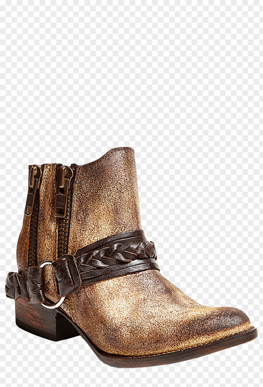 Boot Cowboy High-heeled Shoe Suede PNG