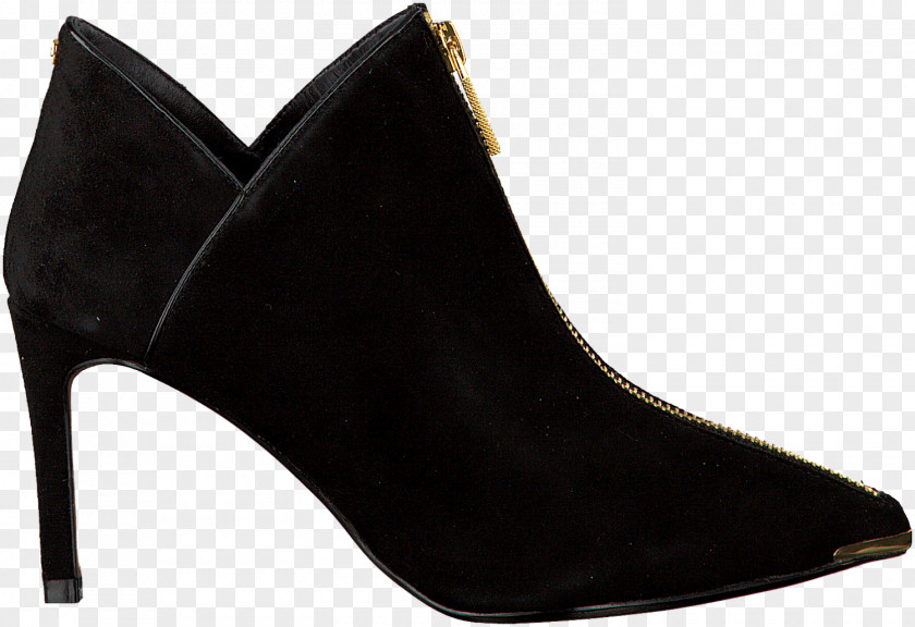 Boot Suede Shoe Pump Black M PNG