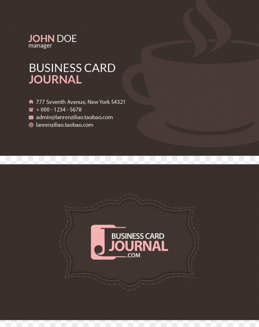 Coffee Bar Card Cafe Chp 