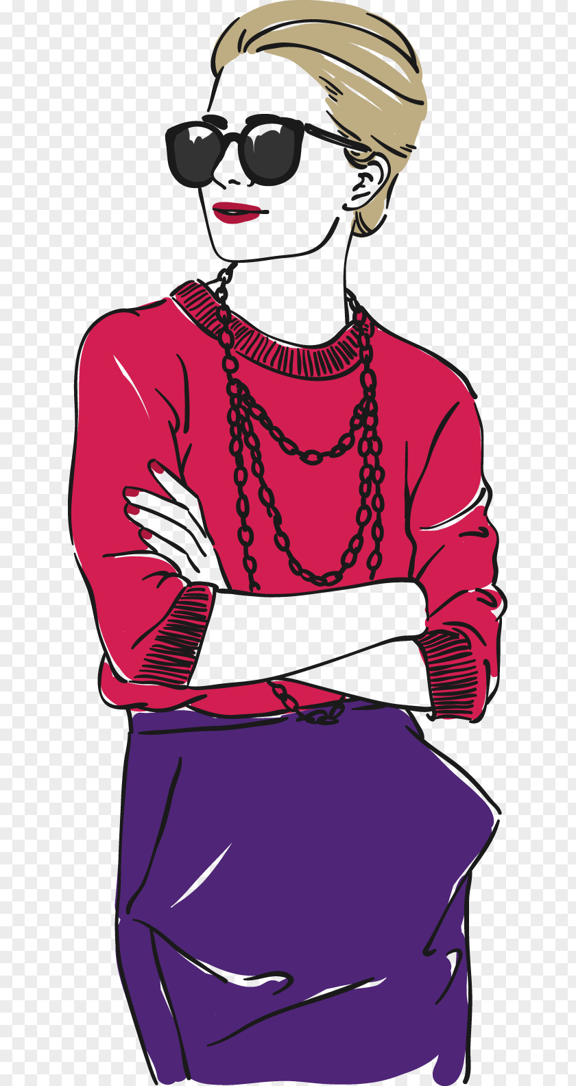 Domineering Woman Dress Clothing Clip Art PNG