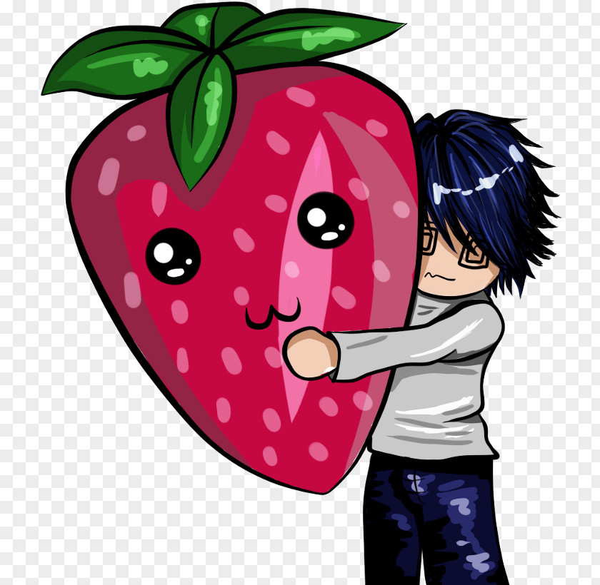 Strawberry Paint Fruit L PNG