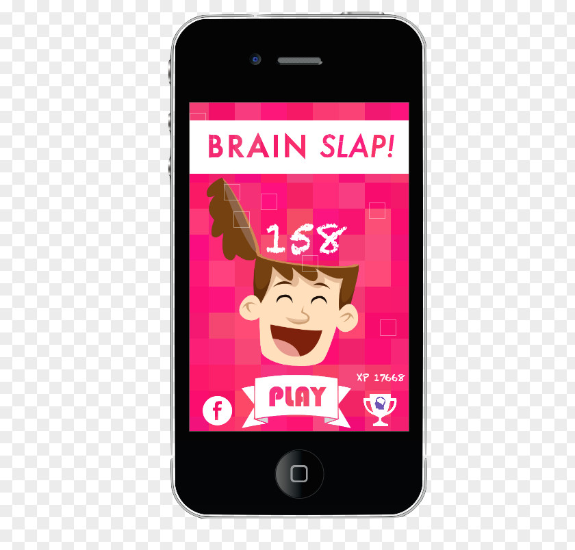 Brain Game Feature Phone Logo Mobile Accessories Font Pink M PNG