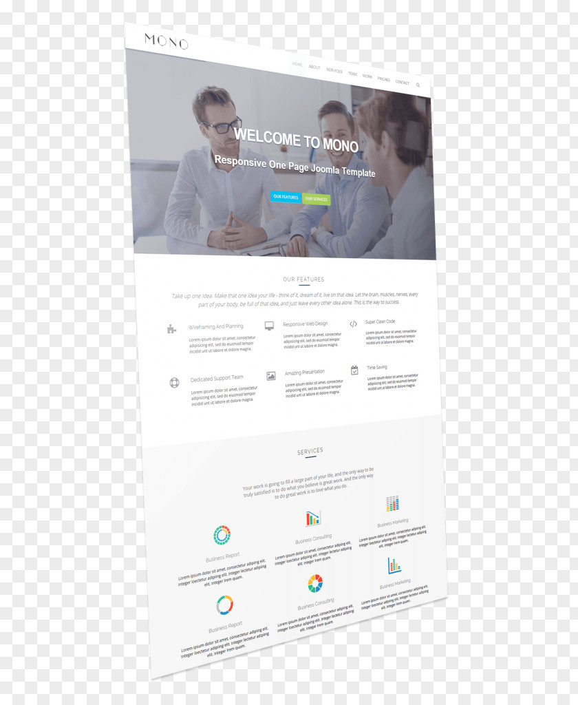 Spa Landing Page Brand Font PNG