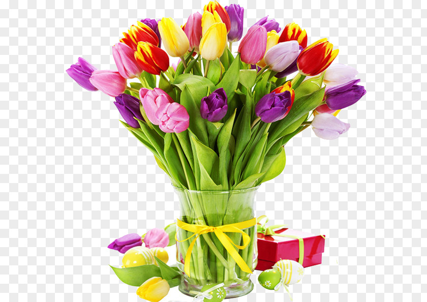 Tulip Flower Bouquet Delivery Stock Photography PNG