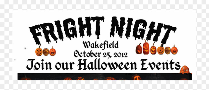 Fright Night Logo Banner Brand Recreation PNG
