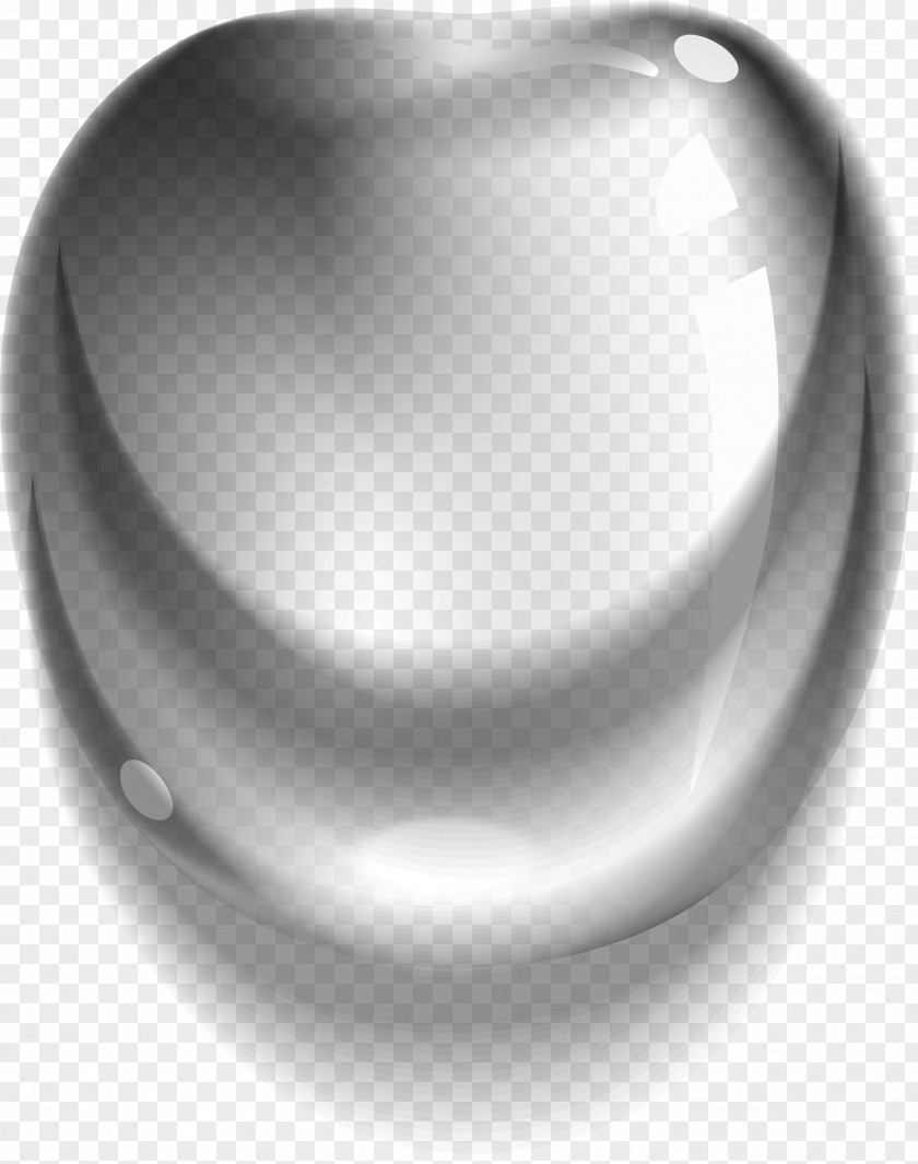 Gray Simple Water Droplets Drop Grey Liquid Black And White PNG
