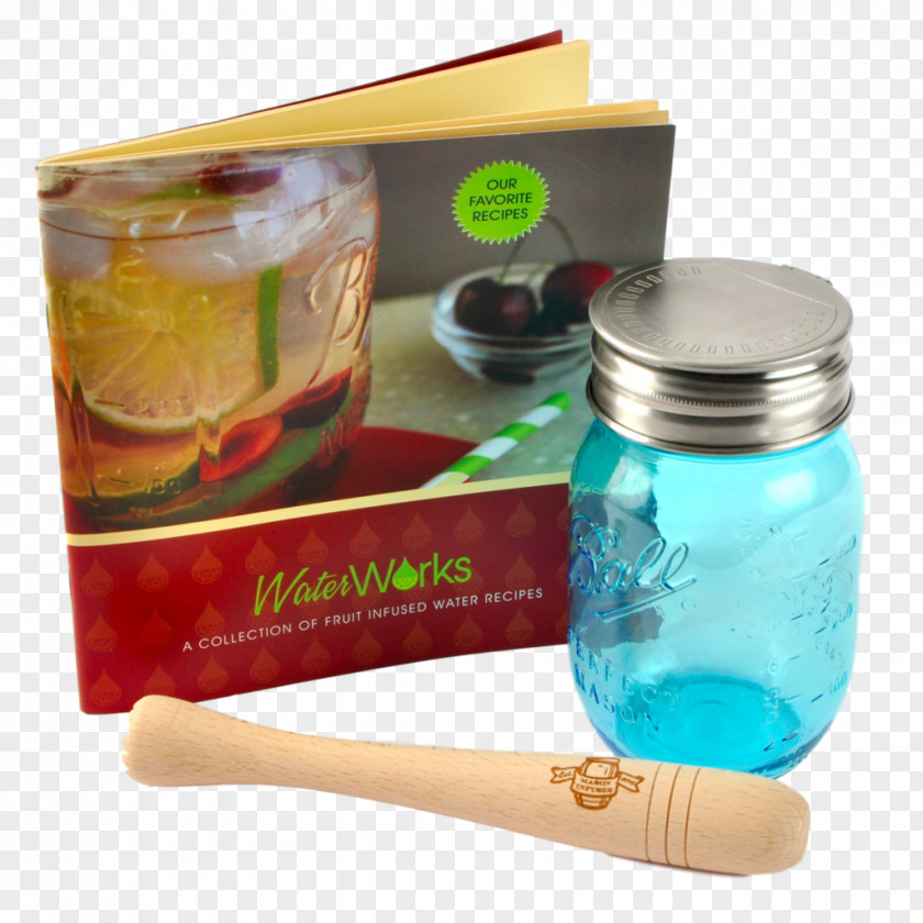 Mason Jar Glass Infuser Distilled Beverage PNG