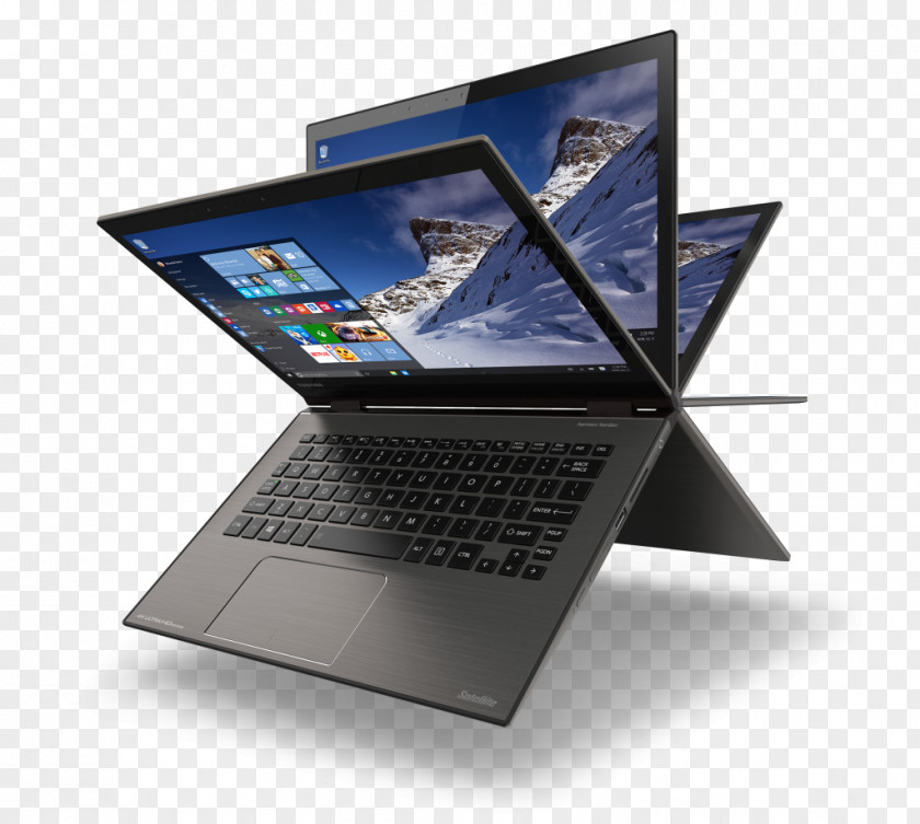 Toshiba Satellite Laptop Radius P25W 4K Resolution PNG