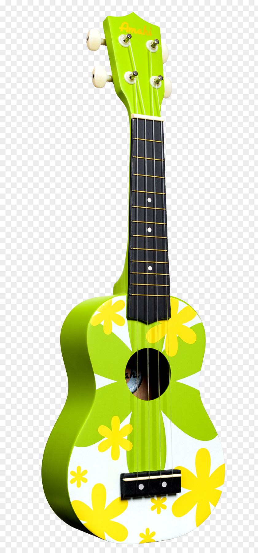 Ukulele I Love You Lord Music Guitar Flower Design PNG