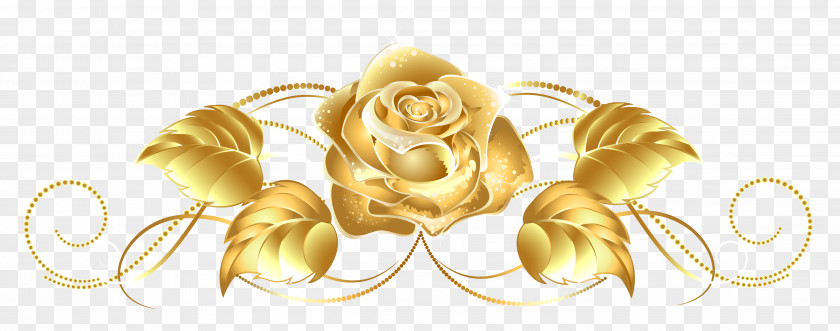 Gold Image Flower Yellow Clip Art PNG