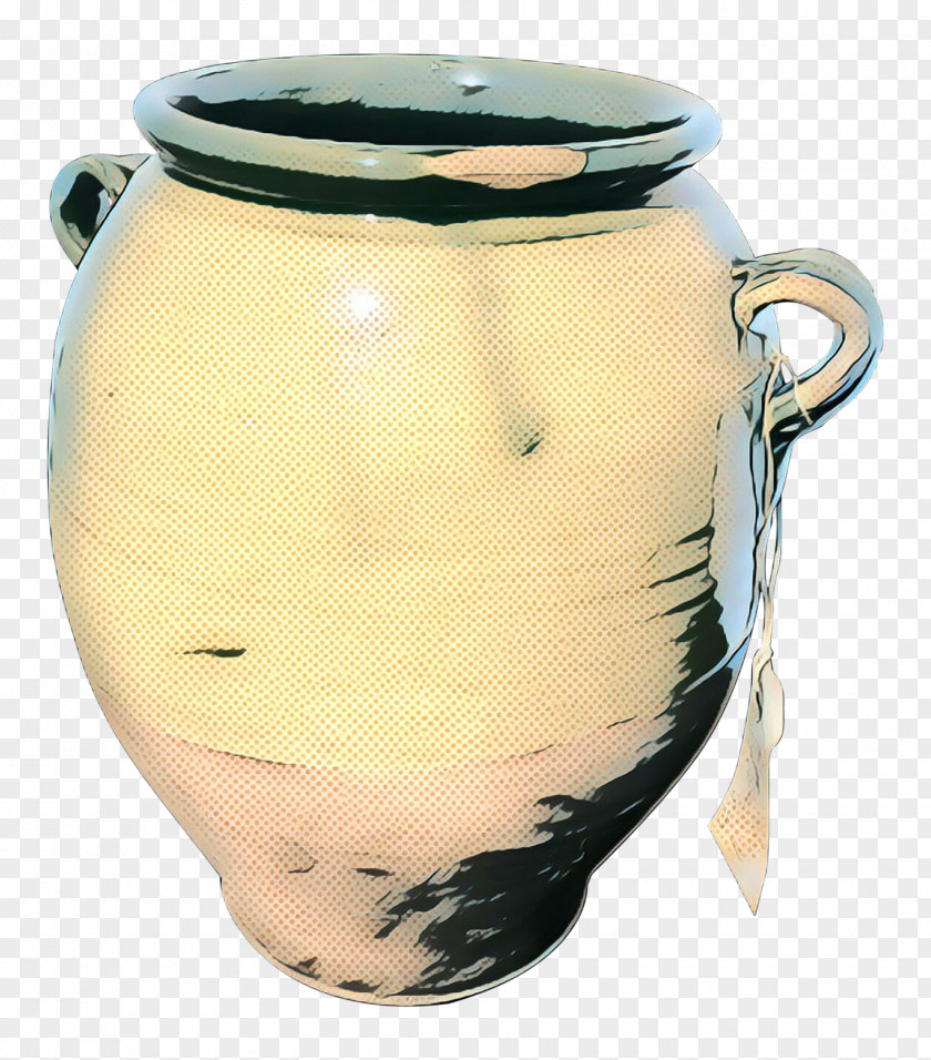 Serveware Tableware Ceramic Urn Yellow Earthenware Pottery PNG