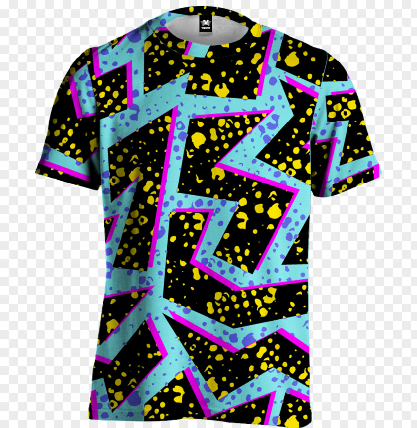 T-shirt 1980s Pattern PNG