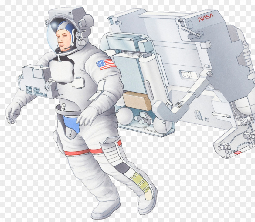 Astronauts Cosmic Stroll Astronaut Oxygen Tank Space Suit Weightlessness Illustration PNG