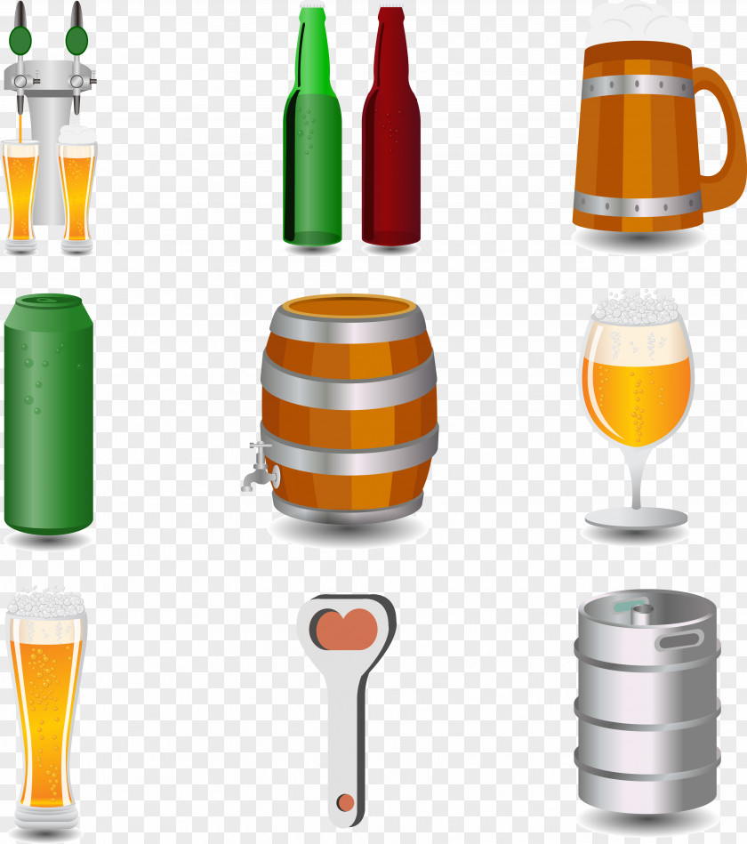 Drink Leisure Beer Bottle Alcoholic Barrel PNG