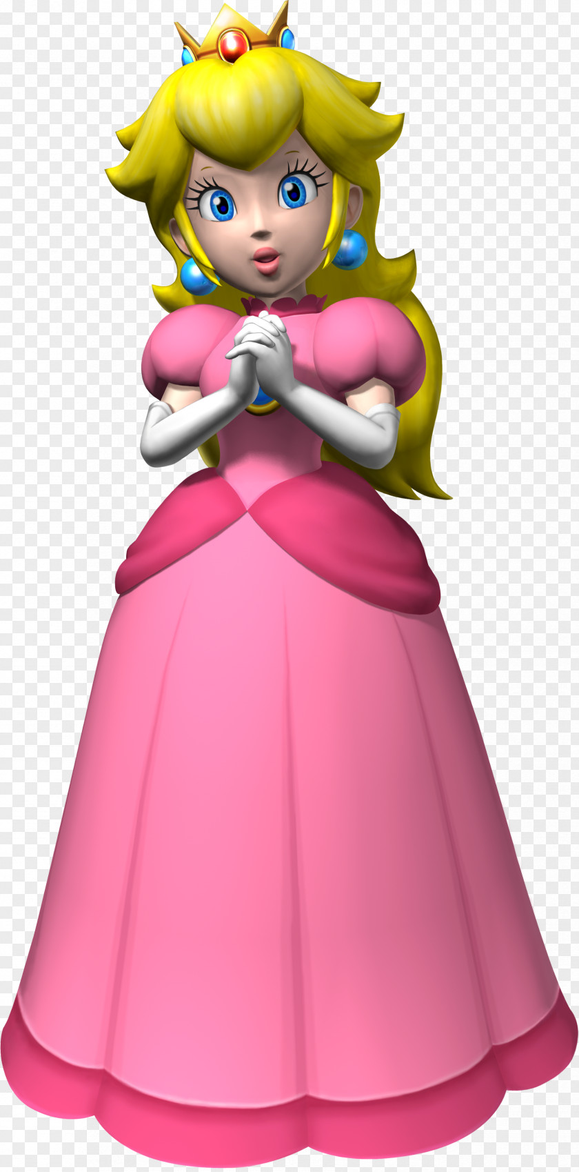 Mario Bros Princess Peach Super Bros. New Party PNG