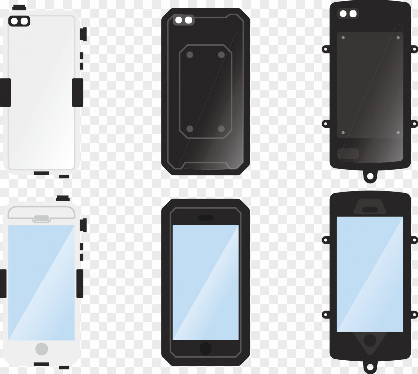 Vector Mobile Phone Accessories Adobe Illustrator Download PNG