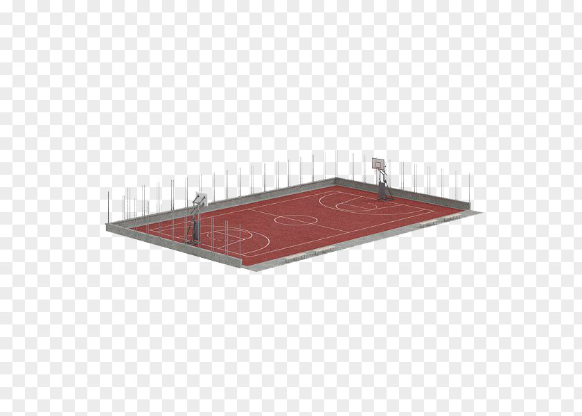 A Red Plastic Basketball Court Table Floor Tile Pattern PNG