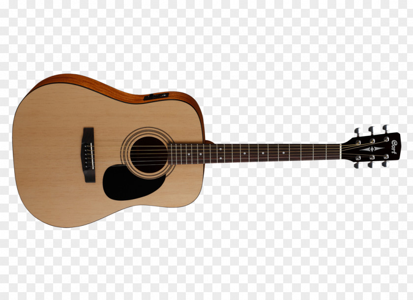 Acoustic Guitar Cort Guitars Acoustic-electric Dreadnought PNG