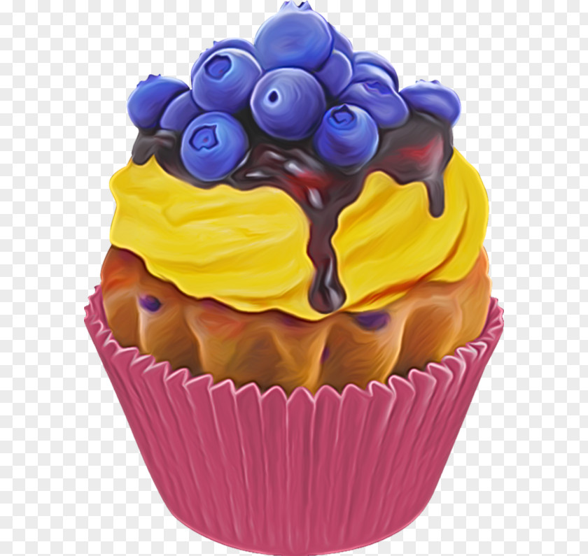 Blueberry Cake Cupcake Fruitcake Muffin Cream PNG