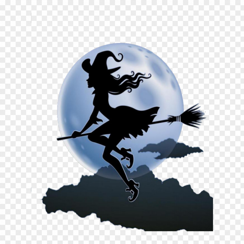 Moon Witch Witchcraft Image Vector Graphics Photograph PNG