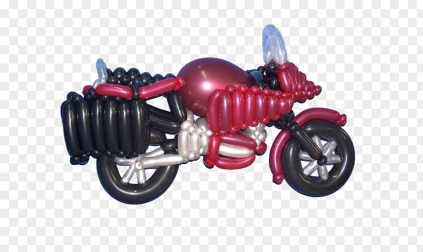 Black And Red Balloon Motorcycle Accessories Vehicle PNG