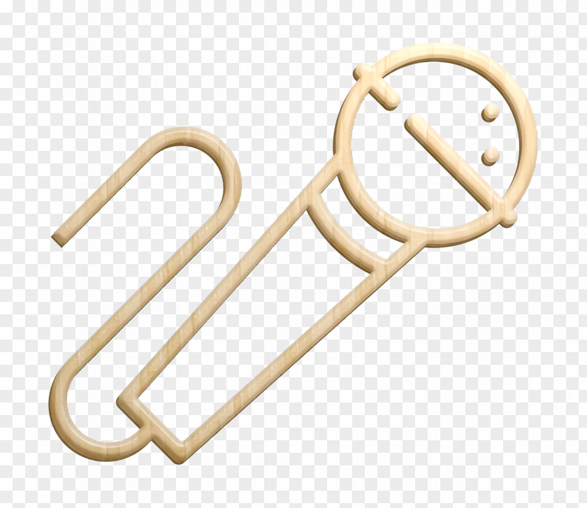 Brass Sing Icon Karaoke Birthday Party PNG
