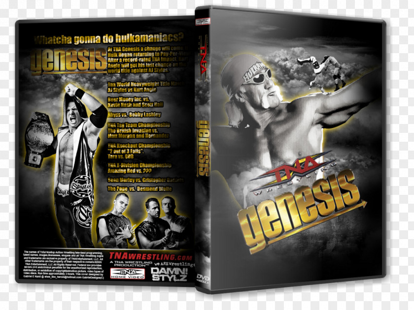 Dvd Covers Poster Impact Wrestling Genesis PNG