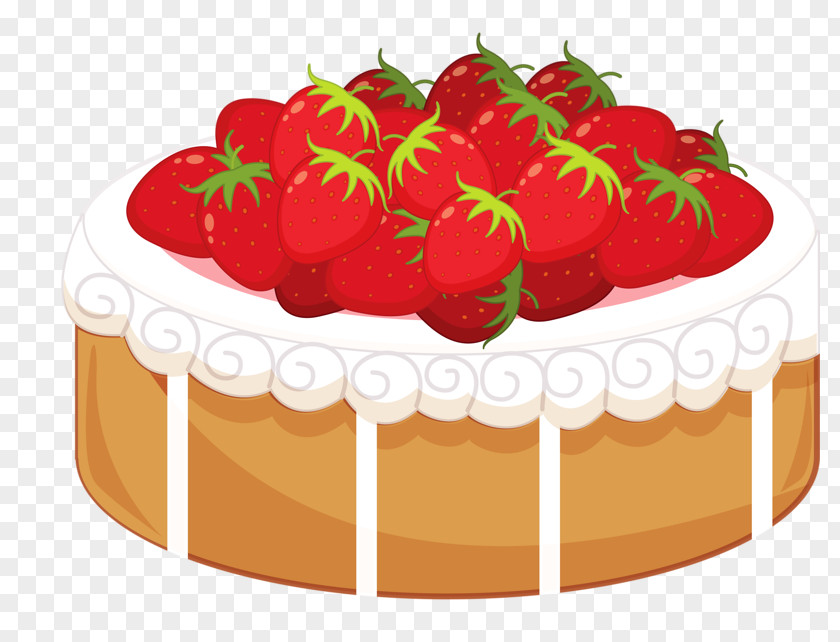 Strawberry Cake Cream Frosting & Icing Chocolate Birthday Shortcake PNG