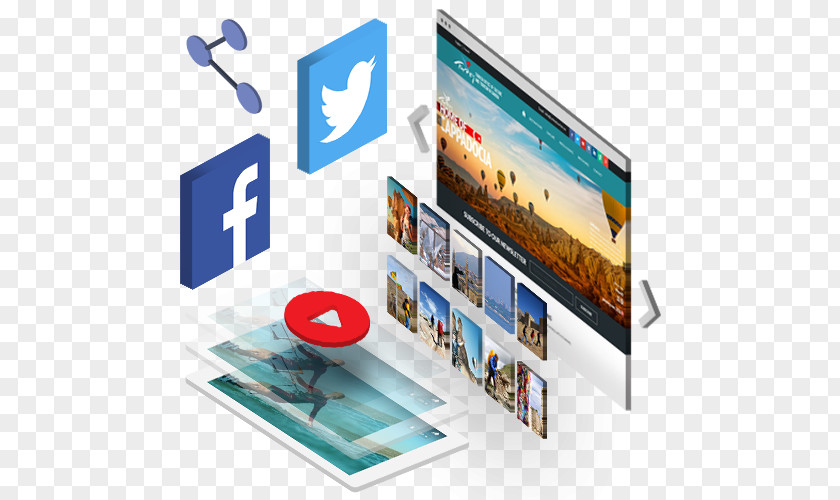 Video Display Device Multimedia Advertising PNG