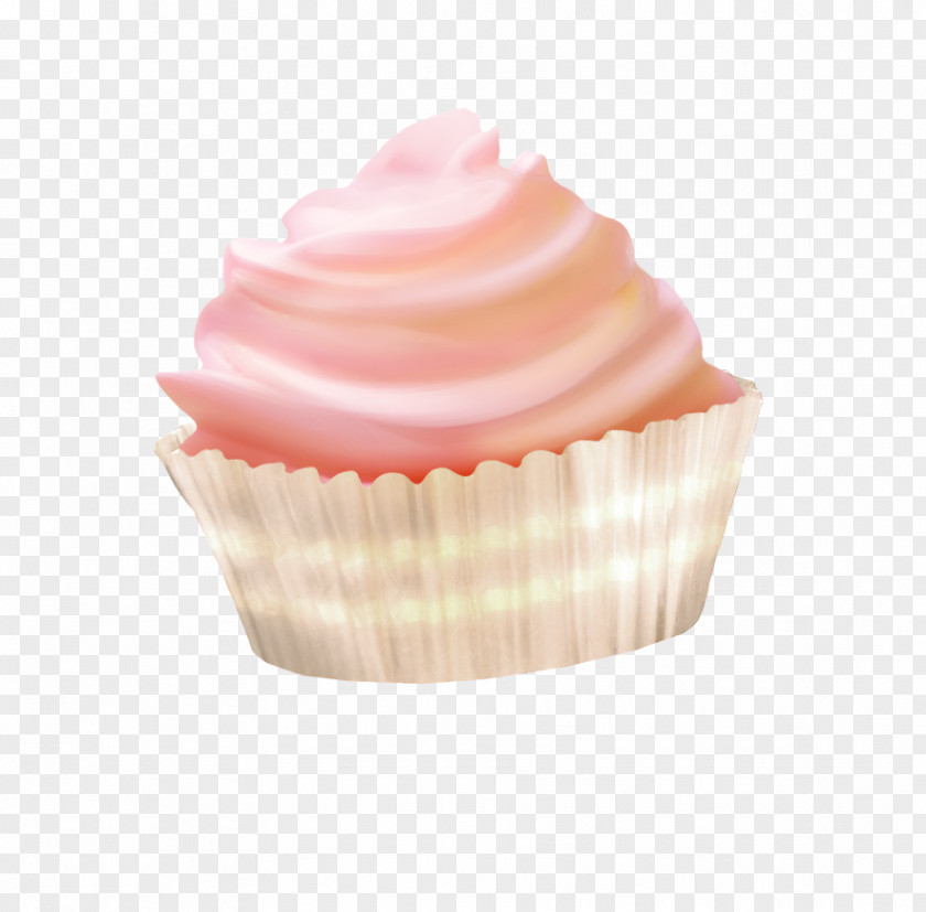 Buttercream Vector Cupcake Ice Cream Bakery PNG