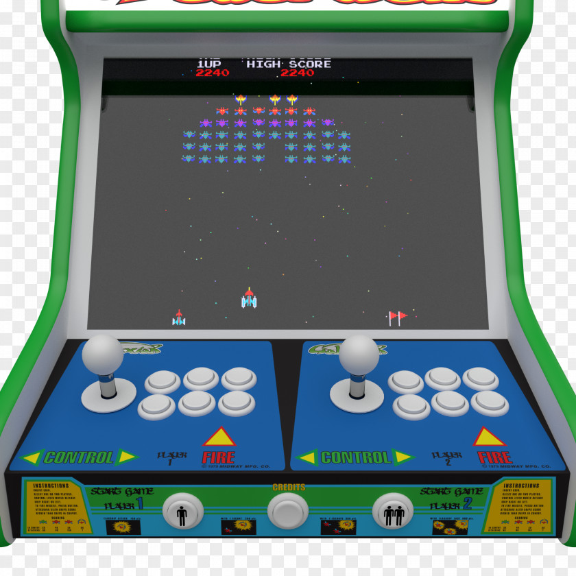 Galaxian Arcade Game 2 Pinball PNG