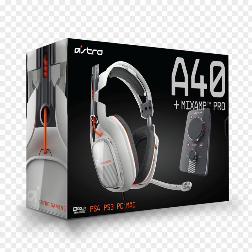 Headphones ASTRO Gaming A40 TR With MixAmp Pro Headset A50 PNG