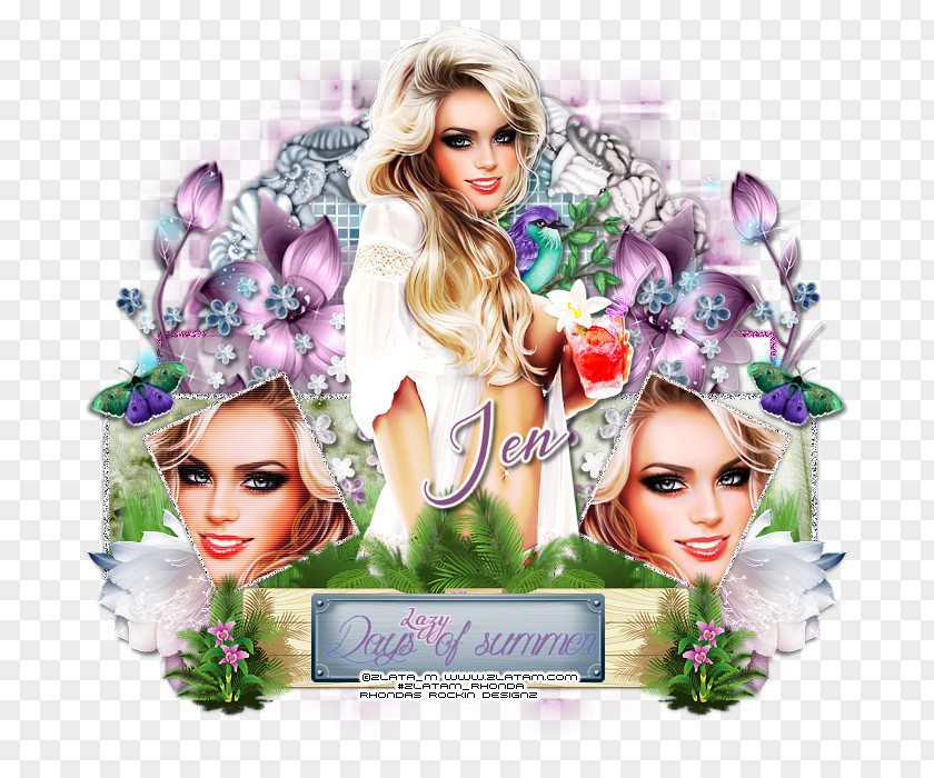Lazy Day Floral Design Work Of Art Tutorial PNG